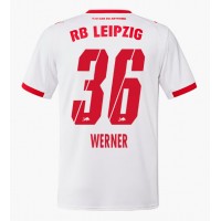 Stroje piłkarskie RB Leipzig Timo Werner #36 Koszulka Podstawowej 2025-26 Krótki Rękaw